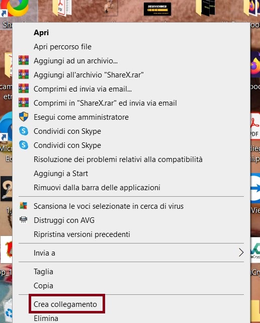 personalizzazione tasti rapidi di Windows 10