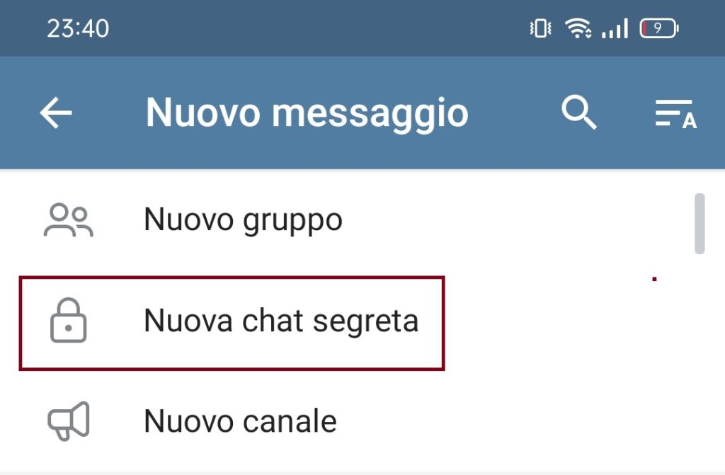 Telegram chat anonime