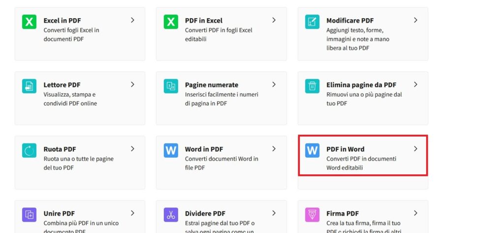 Come convertire un PDF in Word gratis